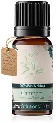 Calmer Solutions Camphor 100% Pure Essential Aromatherapy Oil 10ml
