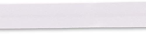 Prym 903610 Schrägband Duchesse, weiß, Polyester, 20 mm Falzung: 40/20 mm | 30 m