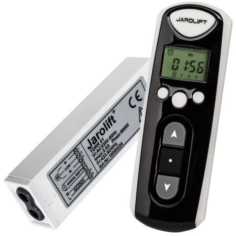 jarolift Funkhandsender Timer 4-Kanal TDRCT 04 inkl. 4x Funkempfänger Aufputz TDRR 01