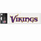 WinCraft NFL Minnesota Vikings WCR49154014 Perfect Cut Aufkleber, 7,6 x 25,4 cm