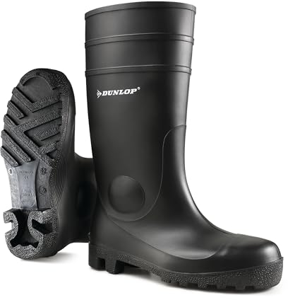 Dunlop - 142Pp Protom. S5 Zwart 38, Stivali Di Gomma Sfoderati, unisex, Nero (nero), 42