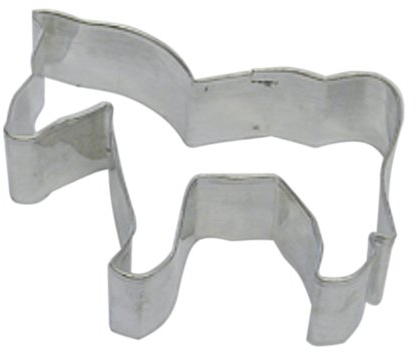 R&M Ausstechform Pferd 10,2 cm aus langlebigem, günstigem verzinntem Stahl