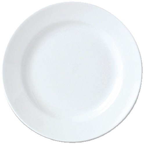 Steelite V9249 Simplicity Harmony Plate, White (Pack of 12)