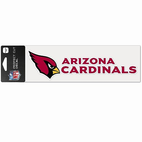WinCraft NFL Arizona Cardinals WCR48878014 Perfect Cut Decals, 7,6 x 25,4 cm
