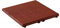 Tapis de protection anti-chute - 500 x 500 x 45 mm - Hauteur de chute jusqu'à 1,50 m - En granulés de caoutchouc - Couleur : marron