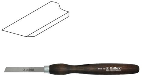 Narex Drechslerbeitel Drechselmesser, Modell:Flach/Schräg (links) 14mm