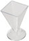 Rayher Kerzengießform Pyramide, 6 x 9 cm, Gießform für Wachs, Wachsgießform Kerzen gießen, 3139300