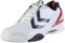 Hummel Rebel Recycled 60-035-9562, Unisex - Erwachsene Sportschuhe - Indoor, Weiss (White/Marine/Tango RED 9562), EU 42.5 (US 8.5)