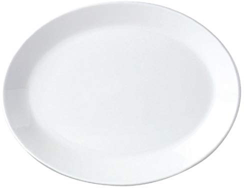 Steelite V0029 Simplicity Oval Coupe Dish, White (Pack of 12)