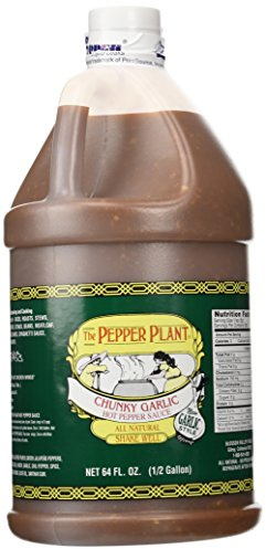 The Pepper Plant Chunky Garlic Hot Pepper Sauce 1.9l Jug
