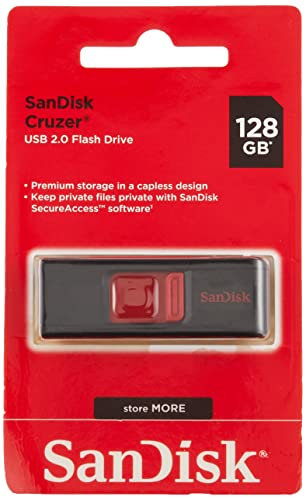 Sandisk Cruzer 128 Go Disque Flash USB 2.0 (SDCZ36–128 G-B35)