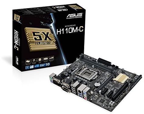 Asus H110M-C Motherboard (Socket 1151, H110 Express, DDR4, S-ATA 600, Micro ATX)