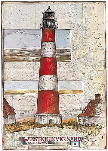 Kunstdruck/Poster: Ole West Westerheversand - hochwertiger Druck, Bild, Kunstposter, 30x40 cm