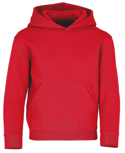 Fruit of the loom Jungen Premium Hooded Sweat Kids Kapuzenpullover, Rot (Red 400), 152 (Herstellergröße: 12-13)