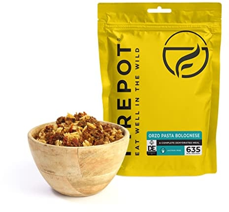 FIREPOT Orzo Pasta Bolognese (Regular) - Healthy Dehydrated Expedition Food