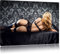 Pixxprint schöne Frau in sexy Dessous, Größe: 120x80cm, Leinwandbild, fertig gespannt, Wandbild, Dekoration, Kunstdruck, kein Poster