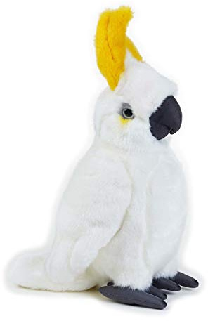 National Geographics „Cacatua“ Stofftiere Plüschtiere (mittelgroß, naturfarben)