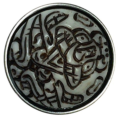 Noosa Chunk Chinese Dragon white brown bone