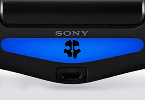 Play Station PS4 Lightbar Sticker Aufkleber Invertiert Call of Duty Ghost (schwarz)
