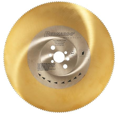 Sägeblatt HSS TiN-beschichtet 350 x 2,5 x 40 mm Sägeblätter HSS TiN-beschichtet 48-1027 BERNARDO