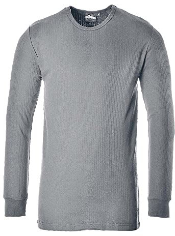 Portwest B123 T-shirt Thermique Isolé à Manches Longues Gris, 3X-Large