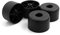 Design61 4er Set Kunststoff-Möbelgleiter Möbeluntersetzer Sofa Sessel zum Anschrauben Kunststoff Möbelgleiter Ø 45 x H 40 mm schwarz