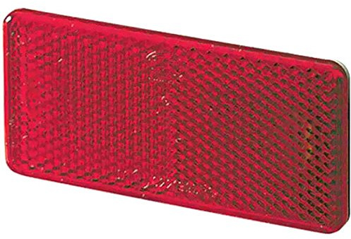 HELLA 8RA 003 326-031 Reflex Reflector - Lens Colour: Red - Glued