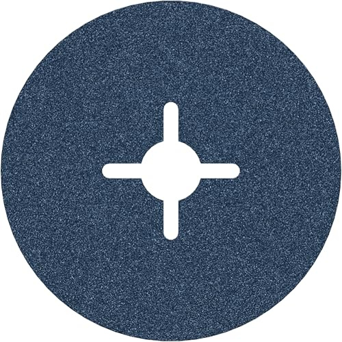 Bosch PRO R574 Fiberscheibe, 125 mm, G100 | für Stahl, Stahl, Körnung 100, Professional Zubehör Kleiner Winkelschleifer