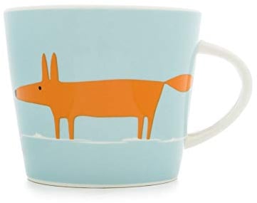 Scion Mug Motif Renard Bleu Clair/Orange