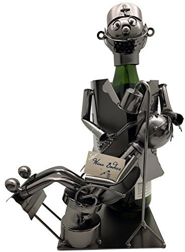 Wine Bodies New! Dentist Wine Bottle Holder By 100% Recycled Metal