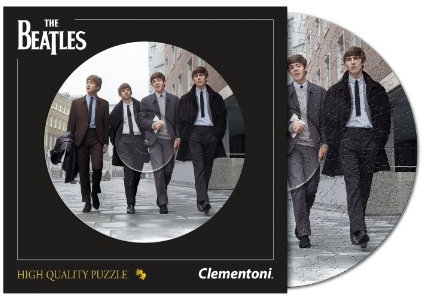 Clementoni 21403.7 - Beatles Puzzle LP-Kollektion rund - Can't Buy Me Love, 212 Teile