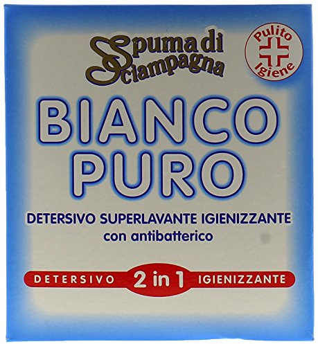 Spuma di Sciampagna - Waschmittel superlavante Hygiene biancopuro, 1 kg, frisch, für Maschinenwäsche