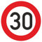 Zulässige Höchstgeschwindigkeit 30 km/h Schild 60 cm reflektierend Norm RA1 STVO Zeichen 274-51