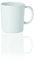 Becher aus Melamin in weiß/Inhalt: 0,35 Liter, Höhe: 9,5 cm, Ø 8,5 cm