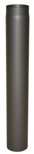 Tubo para chimenea (150 x 1000 x 2 mm), color gris