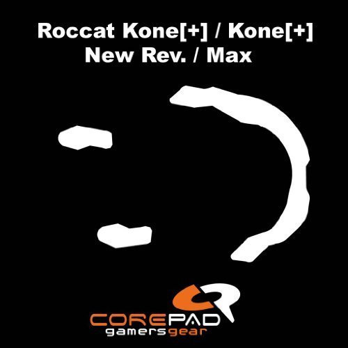 Corepad Skatez - Patins Teflon - Souris Pieds - Pro 44 - Roccat Kone [+] - Roccat Kone[+] New Rev. - Roccat Kone Max
