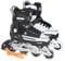 Tempish Kinder Magic Rebel Größenverstellbare Rollschuhe, Black and White, 29-32 EU (Size Adjustable)