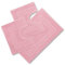 CASA TESSILE Torino Set 3 tappeti Bagno in Spugna, 1 cm 60X90 + 2 Girowater cm 60x45 - Rosa