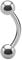 eeddoo Piercing Banane Silber Titan 1,2 x 10mm 3 mm