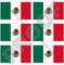 Mini-Aufkleber, Sticker mit armenischer Flagge, 40 mm, für Smartphone, 6 Aufkleber