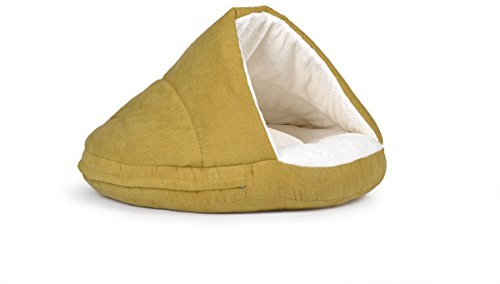Hundehöhle außen schick, innen bequem, in Kiwi Füllung Standard Größe 95x55