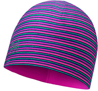 Buff Microfiber and Polar Couvre-Chef Mixte, Rayures Roses Fluo, Adult/Taille Unique