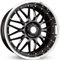 KESKIN KT4 BLACK LIP POLISH 9,5x19 ET35 5.00x112.00 Hub Hole 72.60 mm - Alu felgen