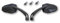 HIGHSIDER Aluspiegel VICTORY, 117x83x20 mm