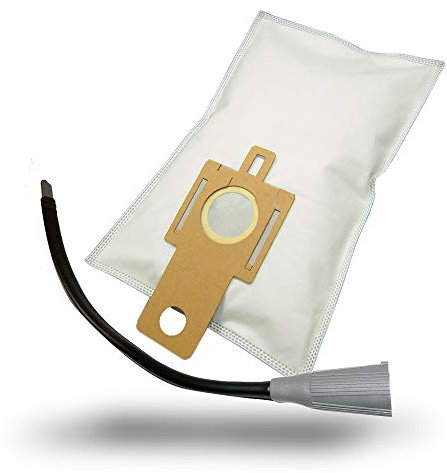 MisterVac | compatibile con sacchetti per aspirapolvere sacchetti di ricambio 10 pezzi + ugello flessibile (circa 64 cm) ugello di ricambio Hoover U 3463 Purepower
