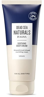 Dead Sea Naturals Soothing Body Cream - rich & nourishing, hydrates intensely, provides instant comfort relief, and softens,enriched with exclusive Dead Sea Minerals, 6.7 Fl.Oz