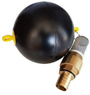 Filtre d'aspiration flottant avec clapet anti-retour - Pour pompe et citerne à eau