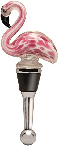 LSArts Wine Bottle Stopper, Flamingo