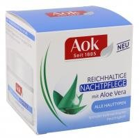 Aok Reichhaltige Nachtpflege mit Aloe Vera Regeneriert über Nacht 3x50ml