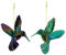Gisela Graham KOLIBRI Vogel Glas Effekt schillernd Wandbehang Weihnachtsdekoration